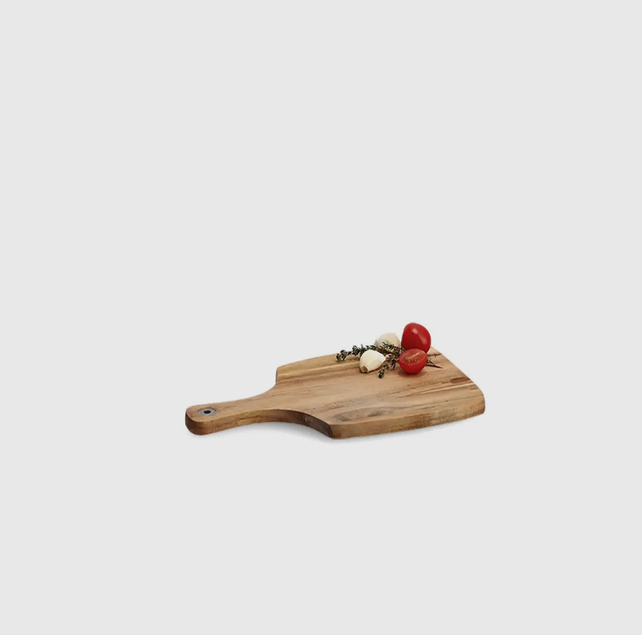 Tabla de cortar con mango – Acacia natural - Style Home Shop