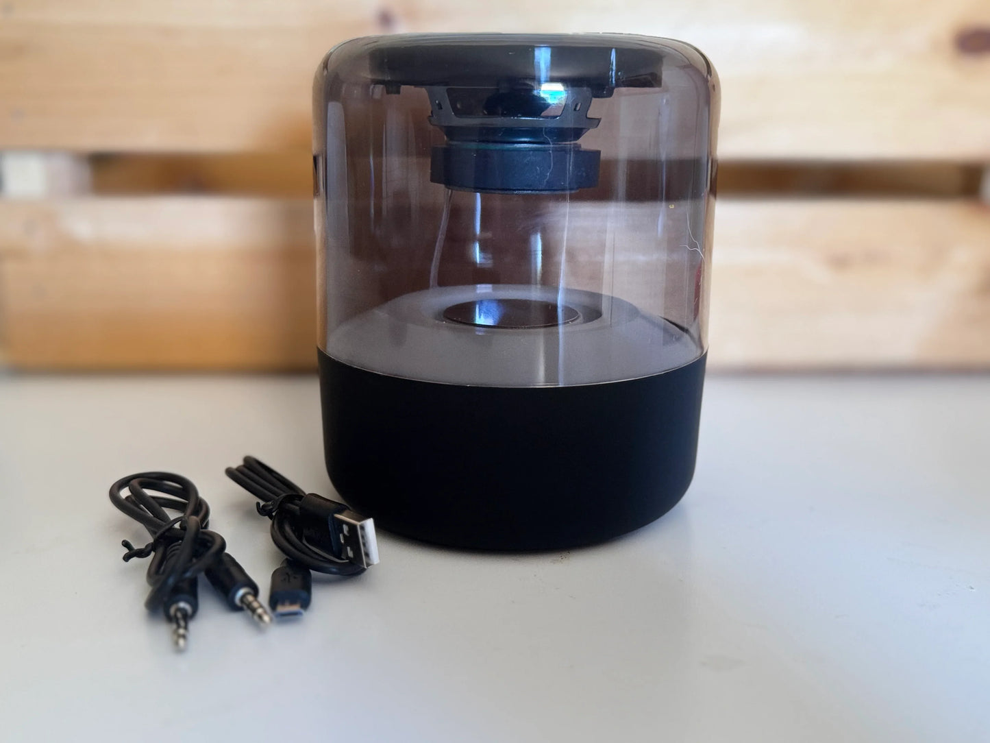 Altavoz Bluetooth con luces LED - Style Home Shop