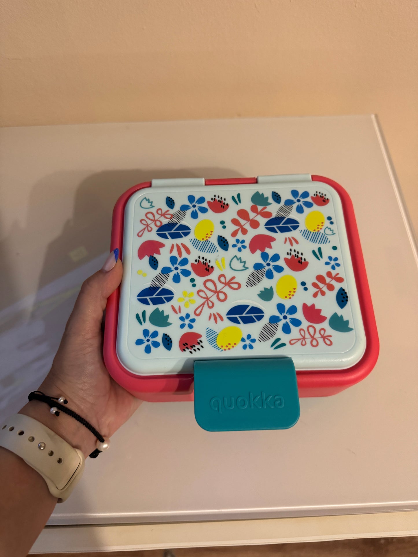 Snack Box Infantil con Compartimentos – Diseño Flores 🌸 | StyleHomeShop