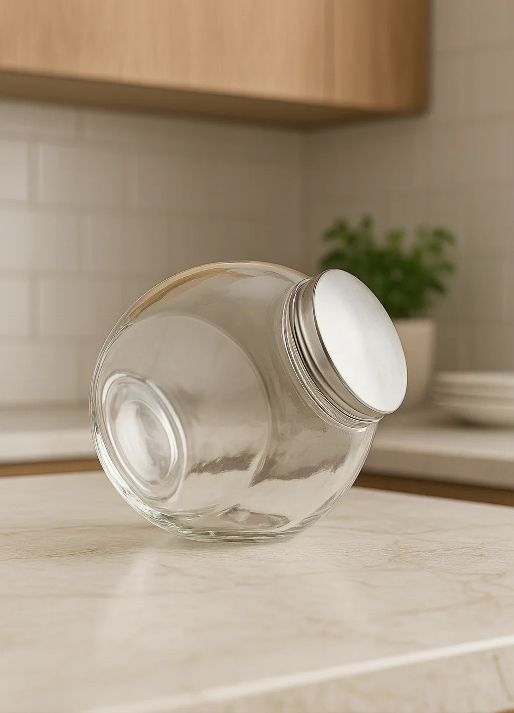 Tarro de almacenamiento ‘Candy’ con tapa de acero inoxidable - Style Home Shop