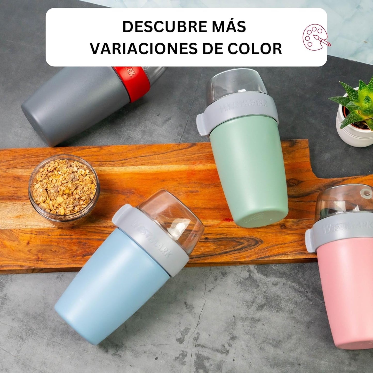 Westmark LunchPot 700 ml – Fiambrera Térmica Hermética | Vaso para Llevar Comida | Recipiente Antifugas para Yogur, Ensaladas y Sopas | Libre de BPA y Fácil de Limpiar - StylehomeshopRecipiente comidaswestmarkStylehomeshop05353041VerdeWestmark LunchPot 700 ml – Fiambrera Térmica Hermética | Vaso para Llevar Comida | Recipiente Antifugas para Yogur, Ensaladas y Sopas | Libre de BPA y Fácil de Limpiar
