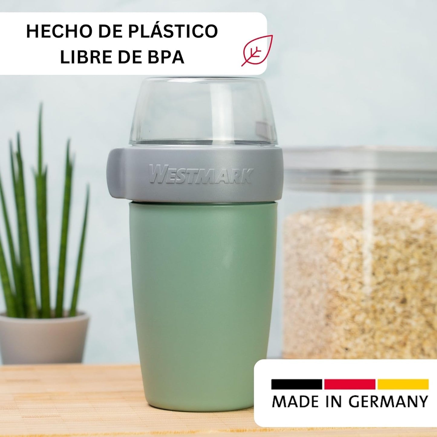Westmark LunchPot 700 ml – Fiambrera Térmica Hermética | Vaso para Llevar Comida | Recipiente Antifugas para Yogur, Ensaladas y Sopas | Libre de BPA y Fácil de Limpiar - StylehomeshopRecipiente comidaswestmarkStylehomeshop05353041VerdeWestmark LunchPot 700 ml – Fiambrera Térmica Hermética | Vaso para Llevar Comida | Recipiente Antifugas para Yogur, Ensaladas y Sopas | Libre de BPA y Fácil de Limpiar