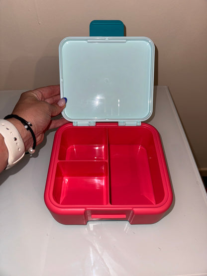 Snack Box Infantil con Compartimentos – Diseño Flores 🌸 | StyleHomeShop