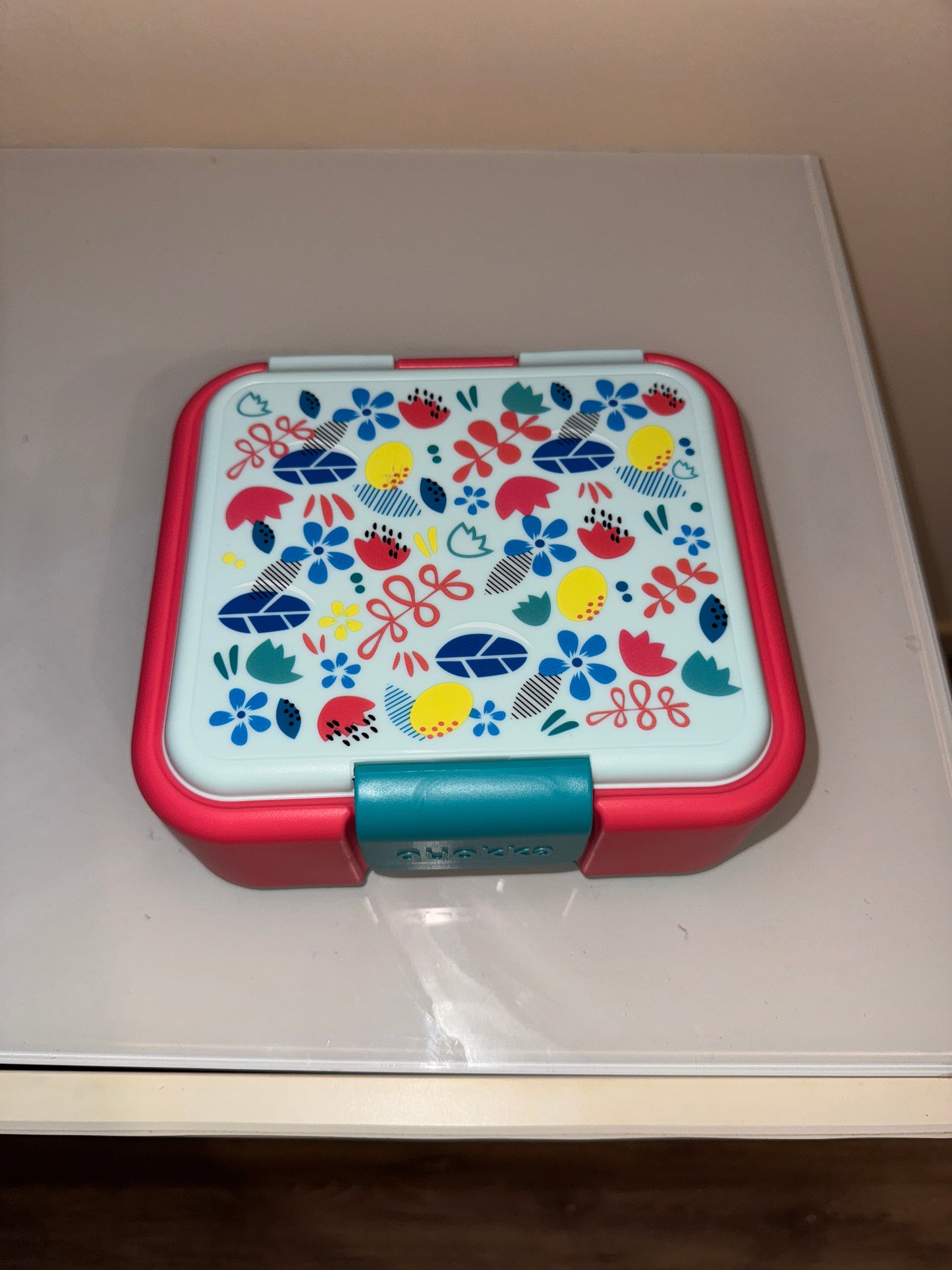 Snack Box Infantil con Compartimentos – Diseño Flores 🌸 | StyleHomeShop