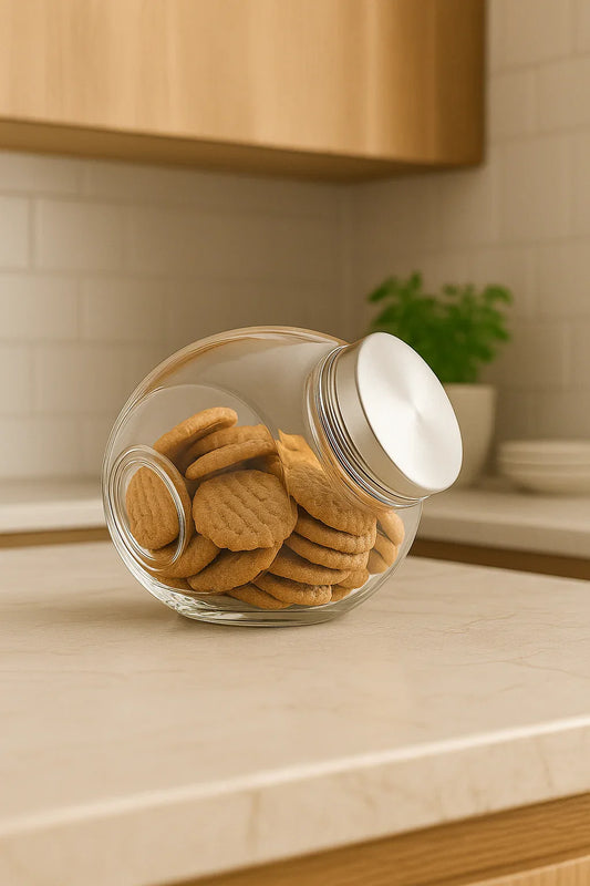 Tarro de almacenamiento ‘Candy’ con tapa de acero inoxidable - Style Home Shop