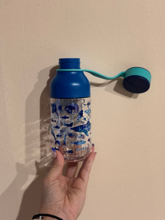 Botella Infantil de Plástico 430ml – Diseño Animales del Mar 🐠 | StyleHomeShop
