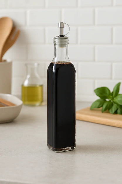 Botella de vidrio para aceite o vinagre – 270 ml - Style Home Shop