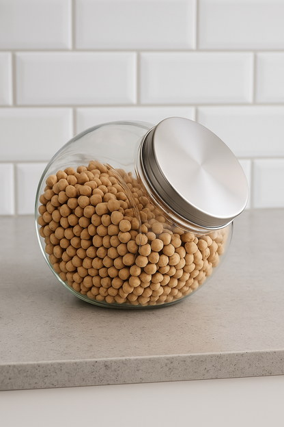 Tarro de almacenamiento ‘Candy’ con tapa de acero inoxidable - Style Home Shop