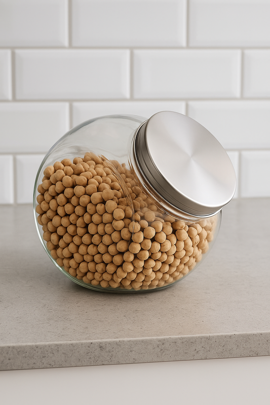 Tarro de almacenamiento ‘Candy’ con tapa de acero inoxidable - Style Home Shop