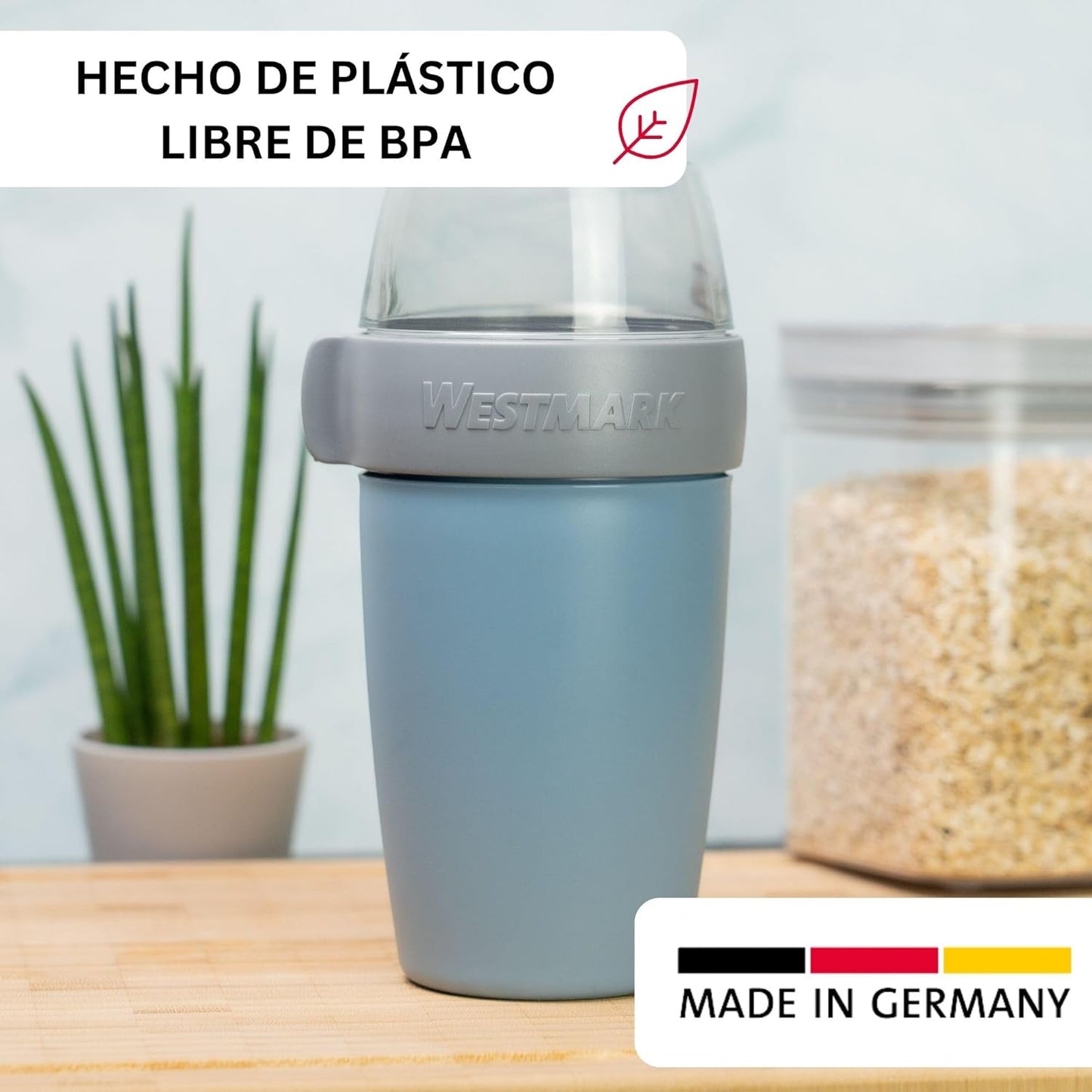 Westmark LunchPot 700 ml – Fiambrera Térmica Hermética | Vaso para Llevar Comida | Recipiente Antifugas para Yogur, Ensaladas y Sopas | Libre de BPA y Fácil de Limpiar - StylehomeshopRecipiente comidaswestmarkStylehomeshop05353041AzulWestmark LunchPot 700 ml – Fiambrera Térmica Hermética | Vaso para Llevar Comida | Recipiente Antifugas para Yogur, Ensaladas y Sopas | Libre de BPA y Fácil de Limpiar